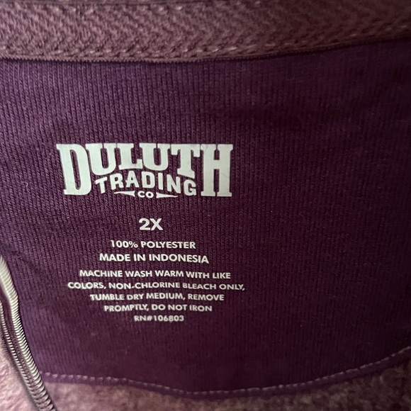Duluth Trading Co Deep Purple Jacket - Picture 2 of 6